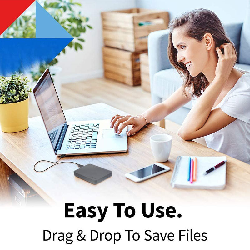 Toshiba Canvio Basics USB-C 1TB Portable HDD