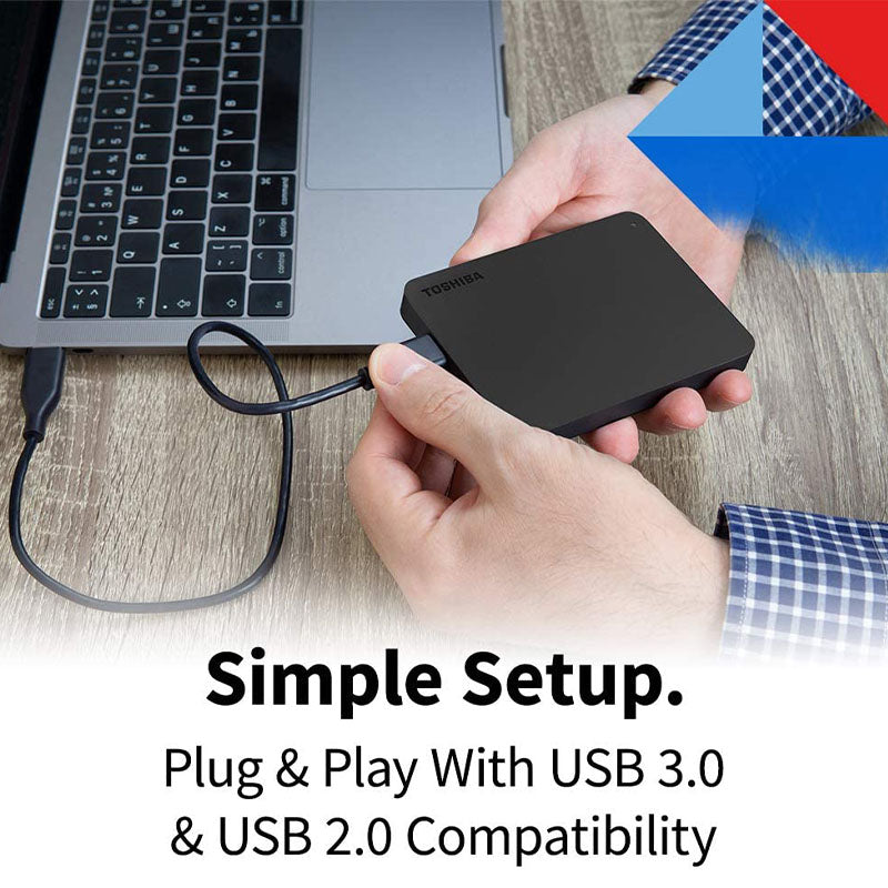 Toshiba Canvio Basic 2TB 2.5'' External Hard Drive